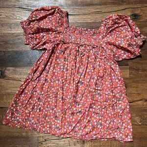 Doen Tasha garden red Patricia dress Large